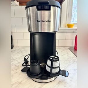 Black and Silver Coffee Maker